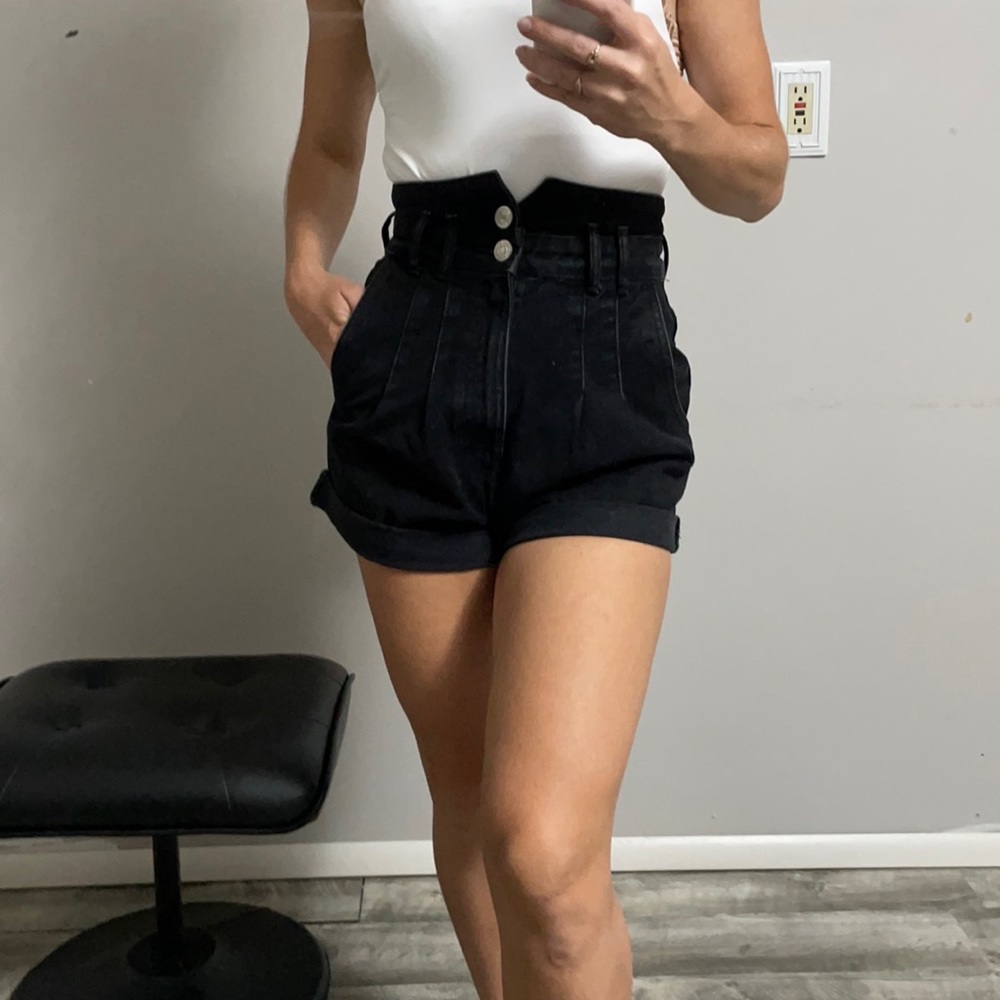 Zara high-waisted shorts
